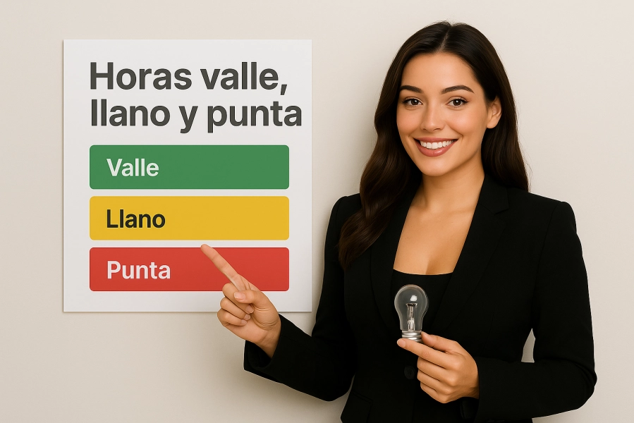 Franjas horarias según precio luz